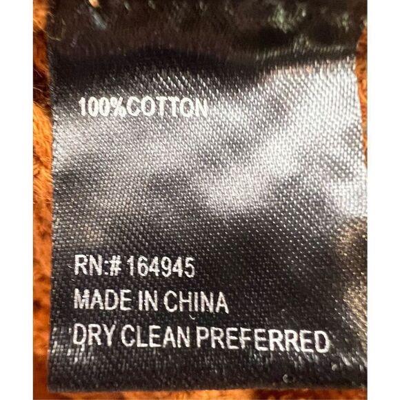 Toccin Cotton Crochet Crop Cardigan in Ginger NWT Size XS - Picture 6 of 6